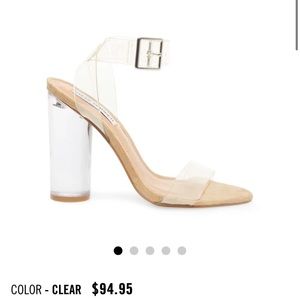 Steve Madden Clearer Clear Sandals